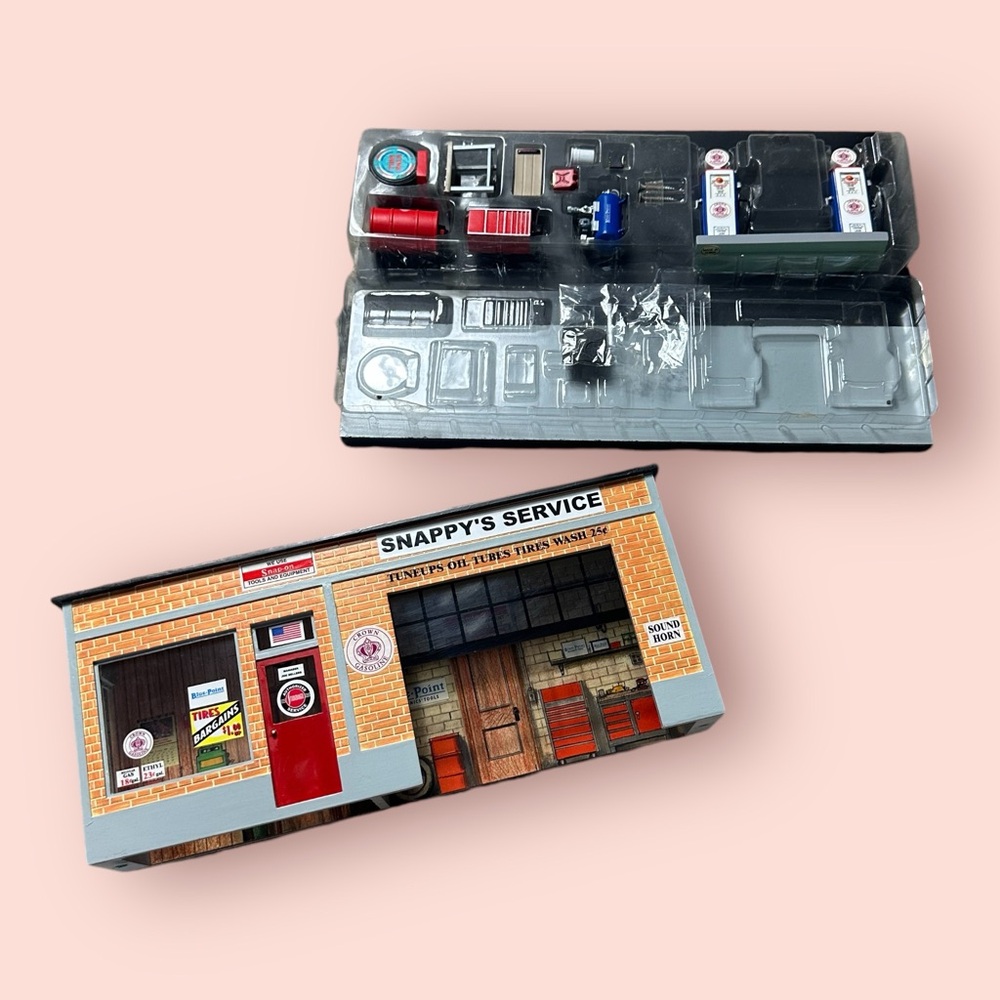 Kids Snappy Service Station Garage Gas Station Toy With Accessories Unique
